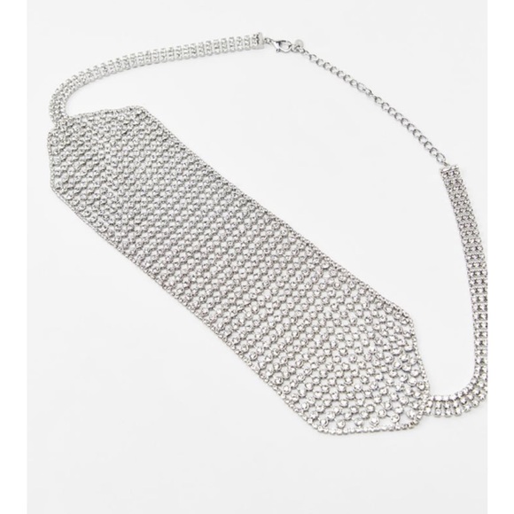 Zara Accessories - ZARA crystal jewel belt